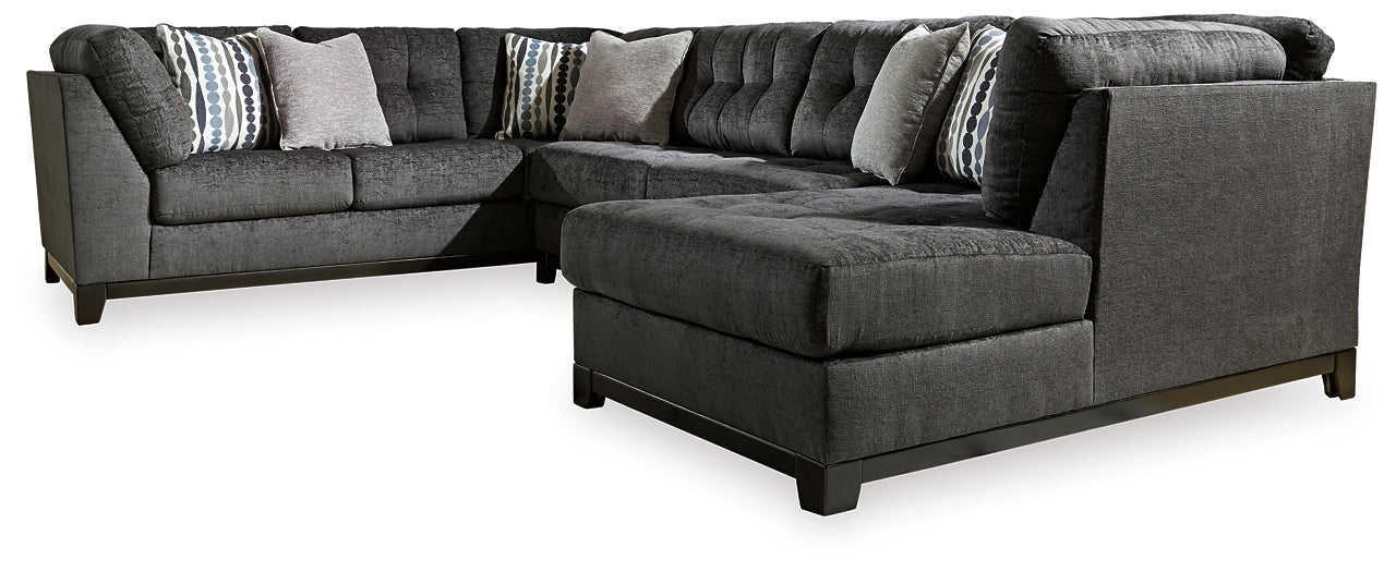Reidshire 3-Piece Sectional with Ottoman