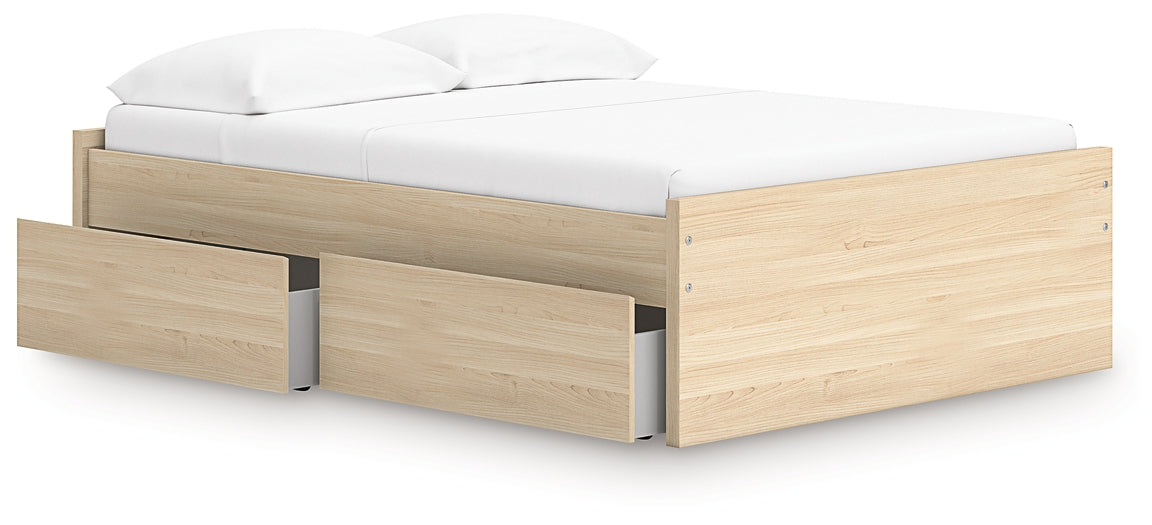 Onita Full Platform Bed with 1 Side Storage