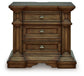 Frantanna Three Drawer Night Stand