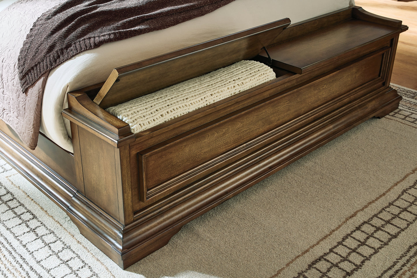 Frantanna California King Panel Storage Bed