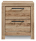 Hyanna King Panel Bed, Dresser, Mirror, Chest and Nightstand
