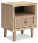 Cielden Queen Panel Bed with Mirrored Dresser, Chest and Nightstand