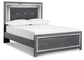 Lodanna King Panel Bed with Mirrored Dresser