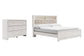 Altyra King Panel Bookcase Bed with Dresser