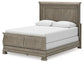 Lexorne Queen Sleigh Bed with Mirrored Dresser, Chest and Nightstand